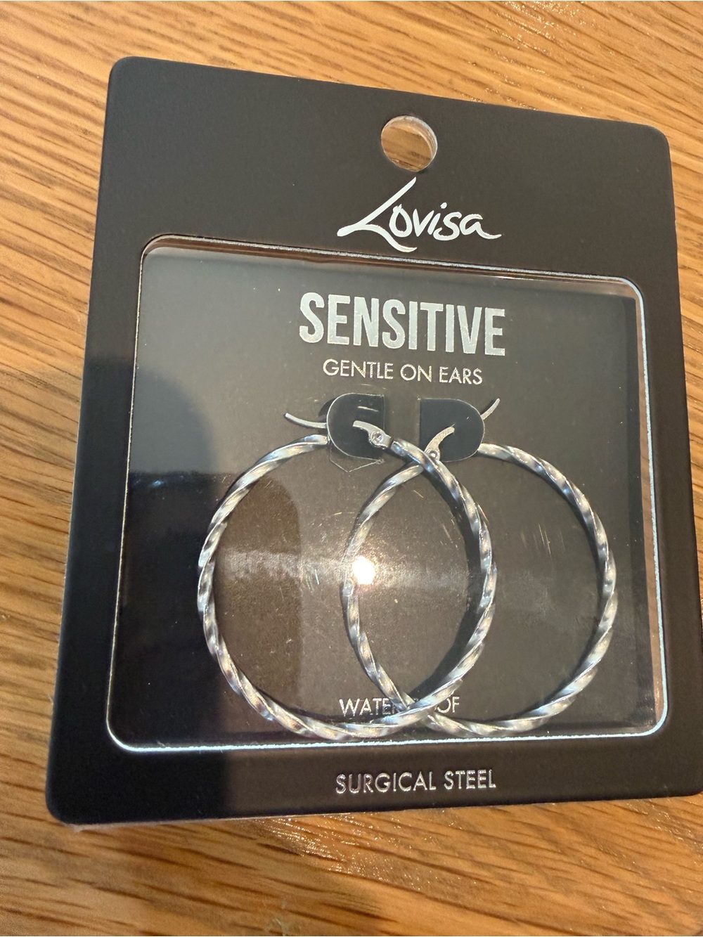 Lovisa Twisted Hoop Earrings for Sensitive Ears